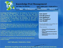 Tablet Screenshot of knowledgepest.com